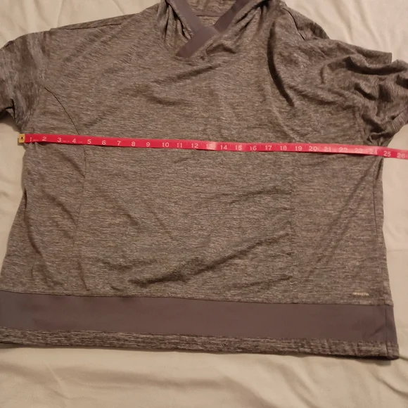 Mondetta Performance Luxury Hooded Pullover Womens Size XL Purple Grey - Picture 3 of 8